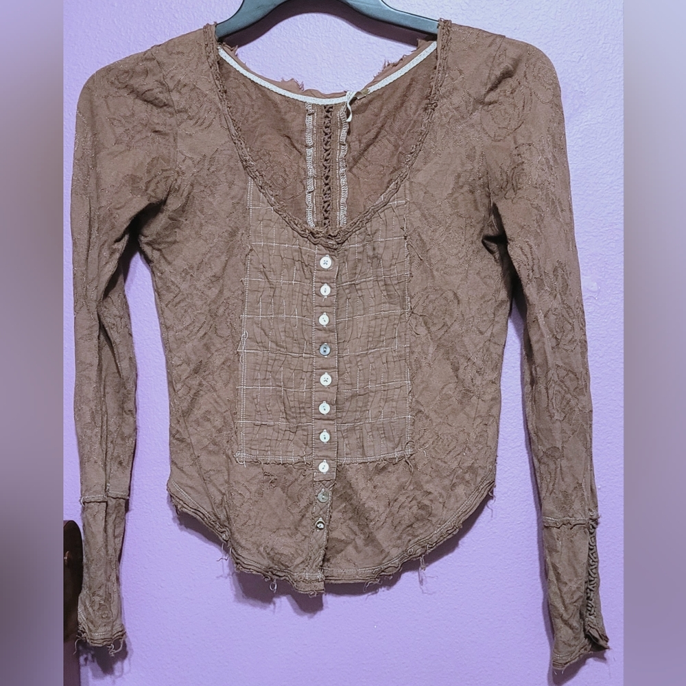 Free People Gypsy rose cardigan ASO Violet Harmon